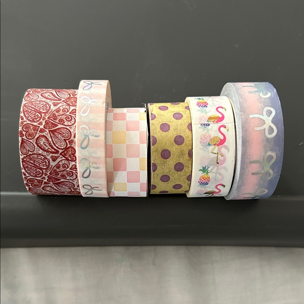 Colorful Patterned Washi Tape Set